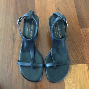 Donald J Pliner Black Sandal